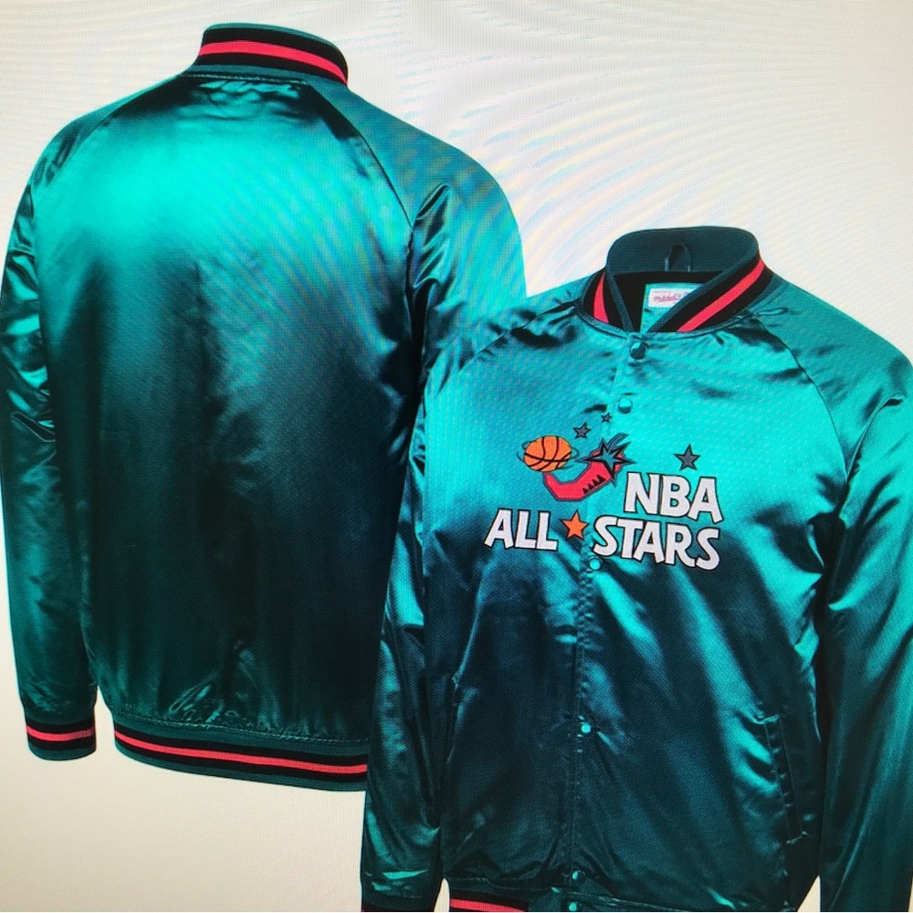 Vintage NBA ALL Star Satin Jacket All Star 1996